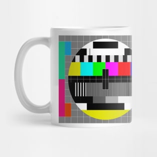 TV test pattern Pop Art Mug